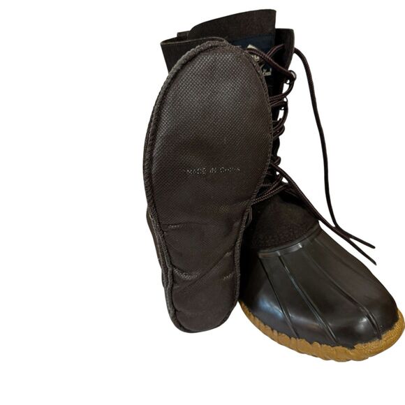 Red Ball By LaCrosse 8 Steel Shank Duck Boots Brown Removable Liners Mens READ main image 5